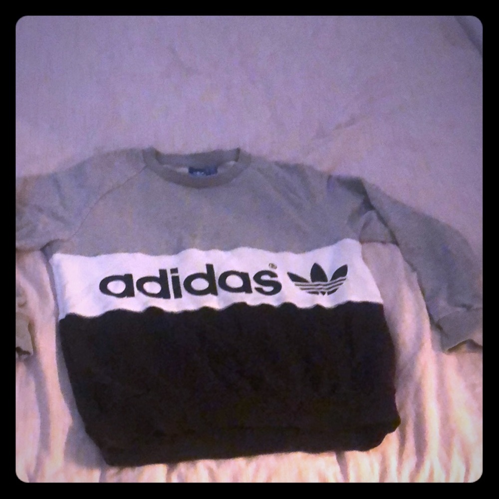 Adidias block color sweatshirt , size XS